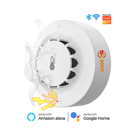  Thiết bị báo cháy báo khói không dây thông minh wifi SOKA
