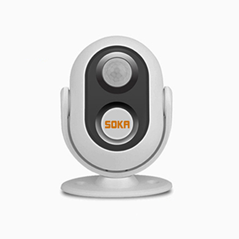 Chuông báo khách tự động báo động chống trộm cảm ứng hồng ngoại không dây thông minh SOKA- V37